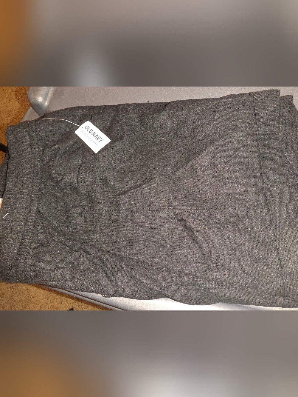 Old Navy Black High-Rise Elastic Waist Skirt